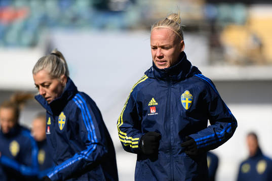 Caroline Seger of the Swedish women's national football team