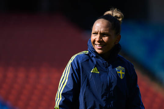 Madelen Janogy of the Swedish women's national football team