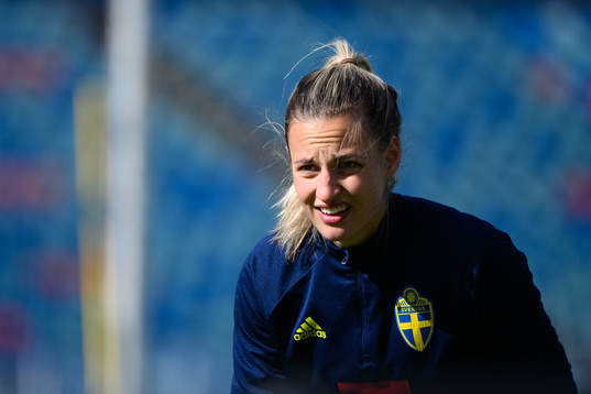 Nathalie Björn of the Swedish women's national football