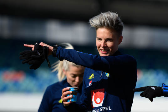 Lina Hurtig of the Swedish women's national football team