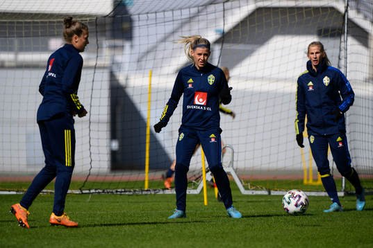 Olivia Schough of the Swedish women's national football team