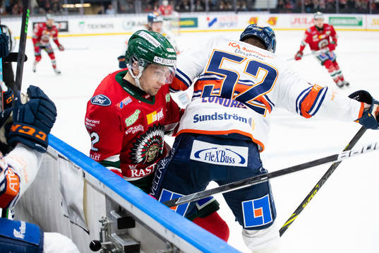 Frölundas Linus Nässén och Växjös Arvid Lundberg