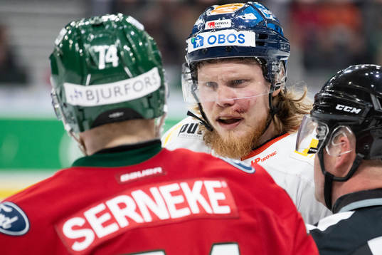 Växjös Ludvig Nilsson reagerar