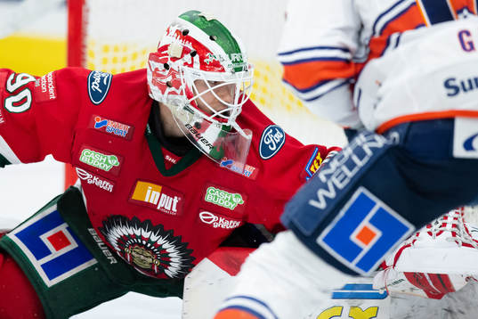 Frölundas målvakt Matthew Tomkins
