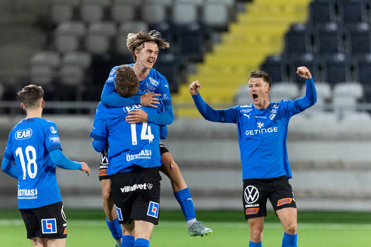 Halmstads Mikael Boman, Erik Ahlstrand och Samuel Kroon