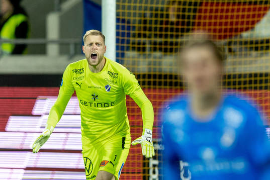 Halmstads målvakt Malkolm Nilsson Säfqvist