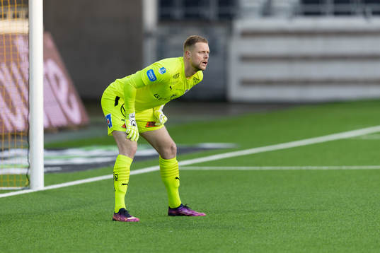 Halmstads målvakt Malkolm Nilsson Säfqvist