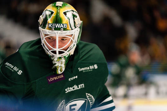 Färjestads målvakt Dominik Furch