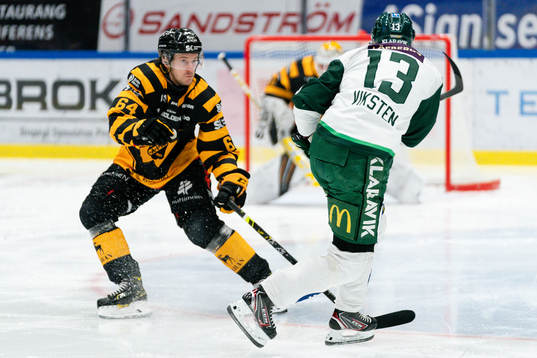 Skellefteås Jonathan Pudas och Färjestads Daniel Viksten