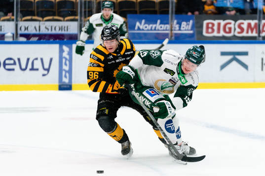 Skellefteås Rickard Hugg och Färjestads Gustav Rydahl