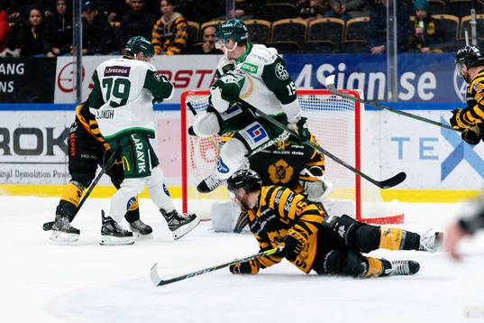 Skellefteås Melker Karlsson och Färjestads Gustav Rydahl
