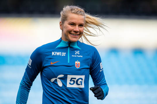 Ada Hegerberg of the Norwegian women's national football