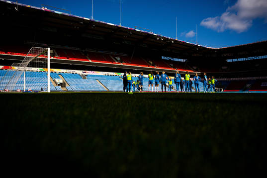 Players and staff of the Norwegian women's national