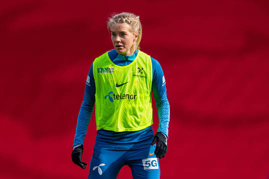 Ada Hegerberg of the Norwegian women's national football