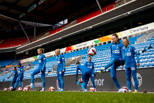 Vilde Hasund of the Norwegian women's national football team