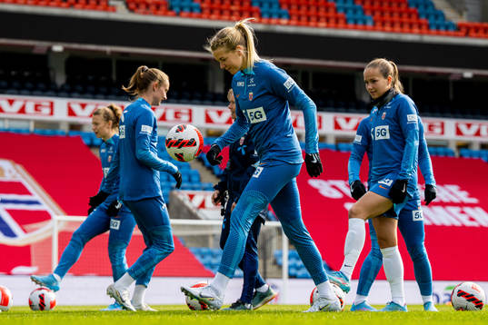 Ada Hegerberg of the Norwegian women's national football
