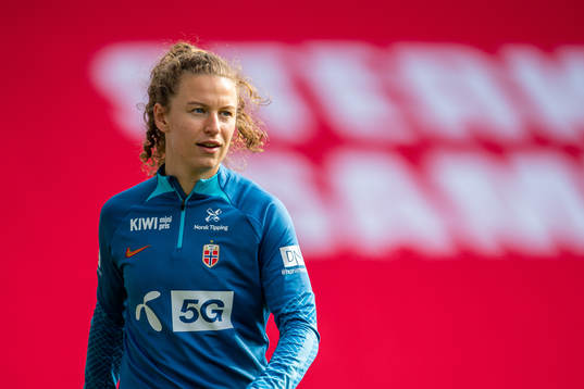 Synne Skinnes Hansen of the Norwegian women's national