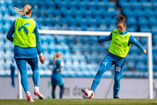 Tuva Hansen of the Norwegian women's national football team