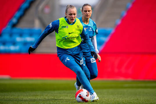 Frida Maanum and Lisa Fjeldstad Naalsund of the Norwegian
