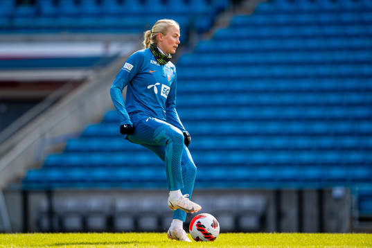 Guro Bergsvand of the Norwegian women's national football