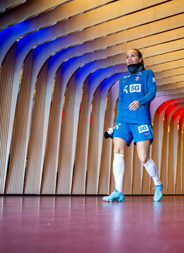 Guro Reiten of the Norwegian women's national football team