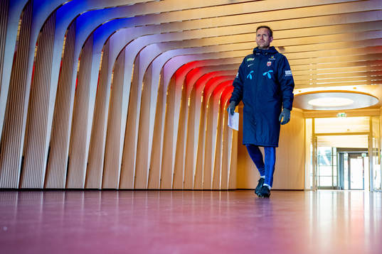 Martin Sjögren, head coach of the Norwegian women's
