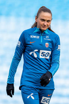 Vilde Hasund of the Norwegian women's national football team