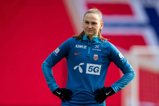 Vilde Hasund of the Norwegian women's national football team