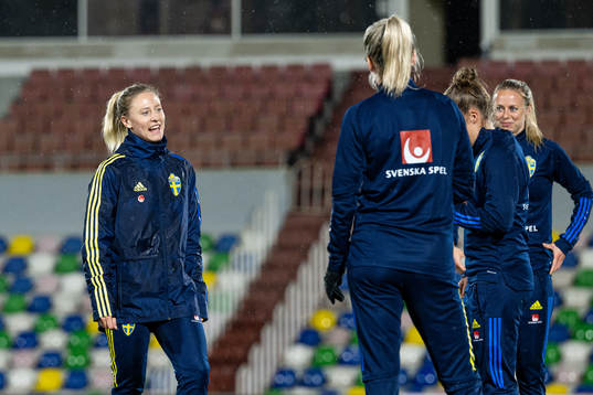 Rebecka Blomqvist of the Swedish women's national football
