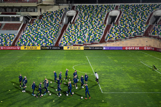Players of the Swedish women's national football team