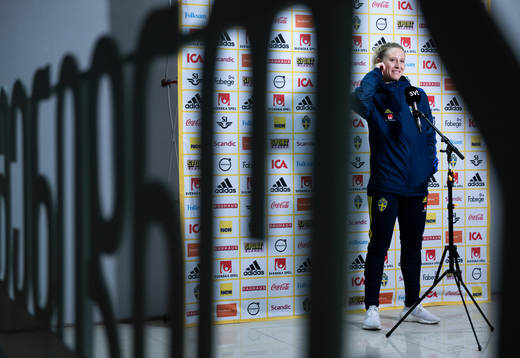 Rebecka Blomqvist of the Swedish women's national football