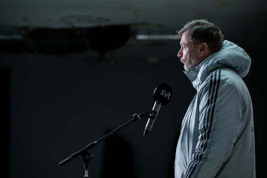 Peter Gerhardsson, head coach of the Swedish women's