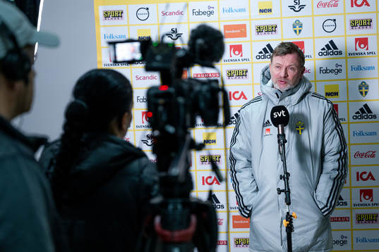 Peter Gerhardsson, head coach of the Swedish women's