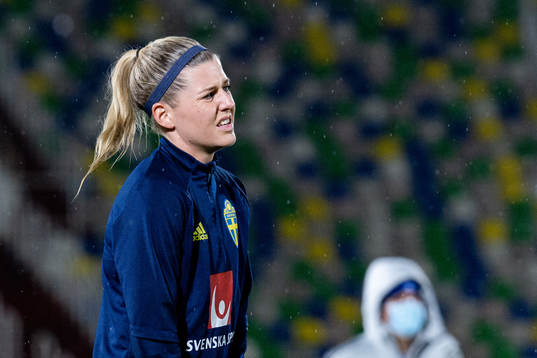 Olivia Schough of the Swedish women's national football team