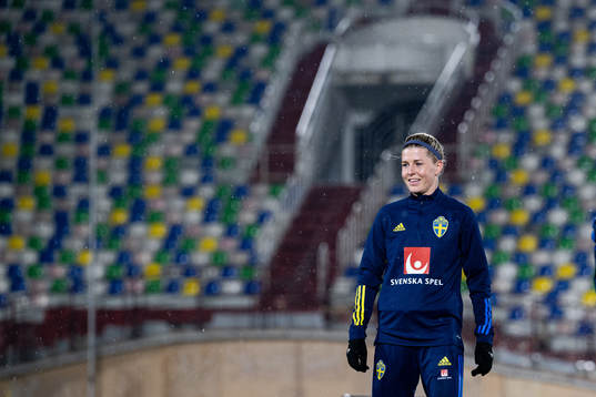 Olivia Schough of the Swedish women's national football team