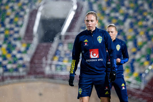 Jonna Andersson of the Swedish women's national football