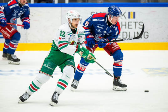 Rögles Brady Ferguson och Oskarshamns Fredrik Olofsson
