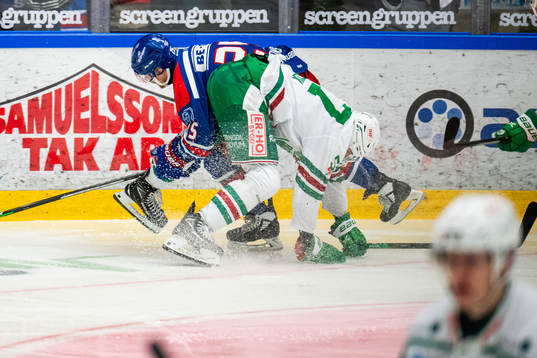 Oskarshamns Johannes Salmonsson och Rögles Vojtech Mozik