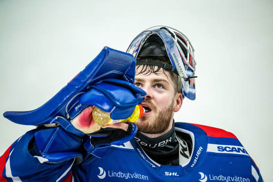 Oskarshamns målvakt Tim Juel