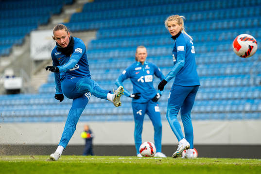 Caroline Graham Hansen of the Norwegian women's national