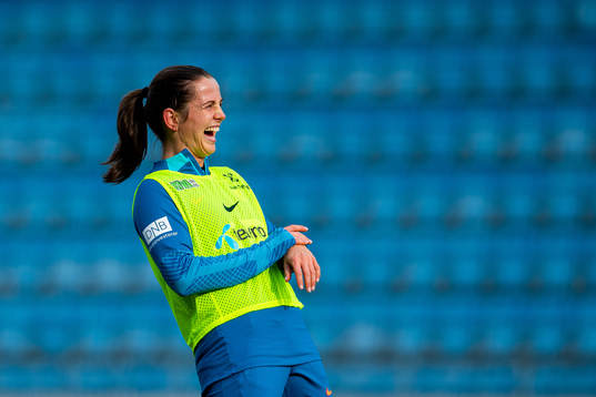 Tuva Hansen of the Norwegian women's national football team