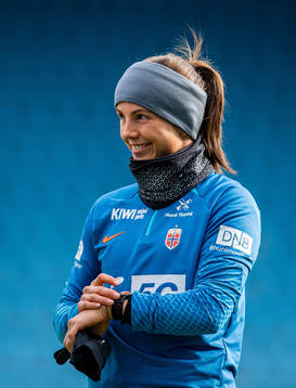 Tuva Hansen of the Norwegian women's national football team