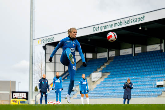 Ada Hegerberg of the Norwegian women's national football