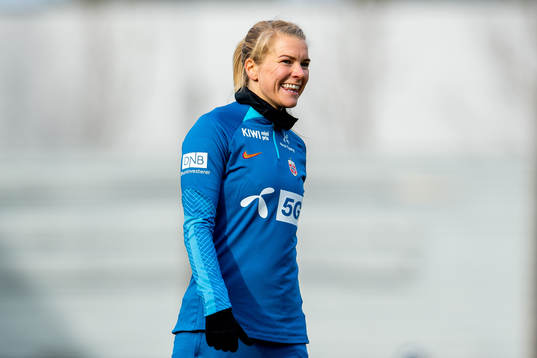 Ada Hegerberg of the Norwegian women's national football