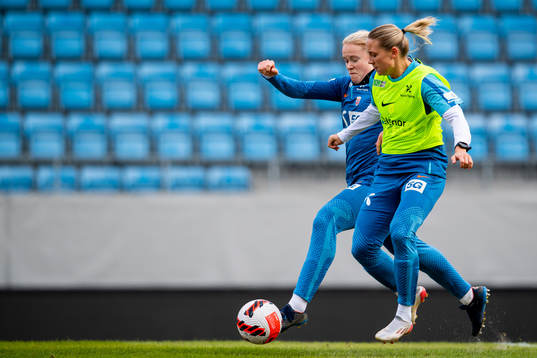 Julie Blakstad and Lisa Fjeldstad Naalsund of the Norwegian