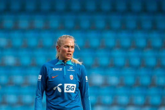 Guro Bergsvand of the Norwegian women's national football