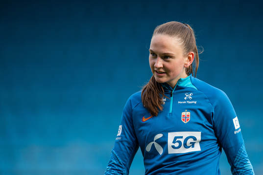 Vilde Hasund of the Norwegian women's national football team