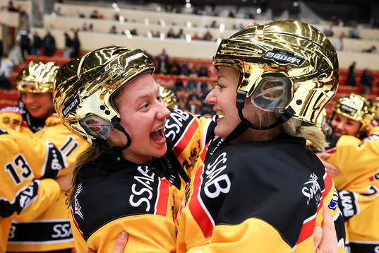 Luleås spelare jublar