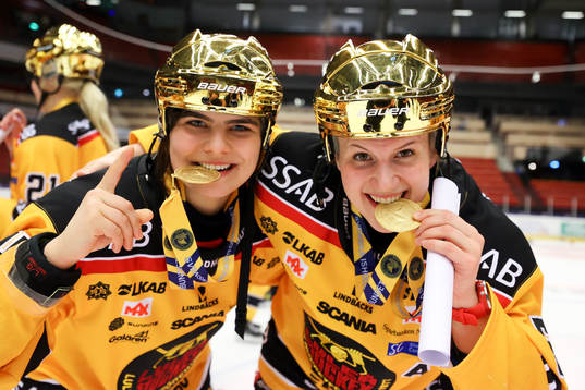 Luleås spelare jublar