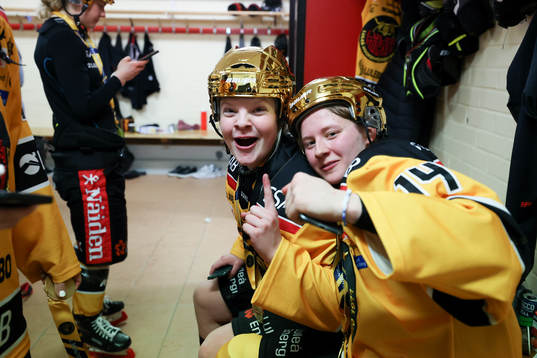 Luleås spelare jublar